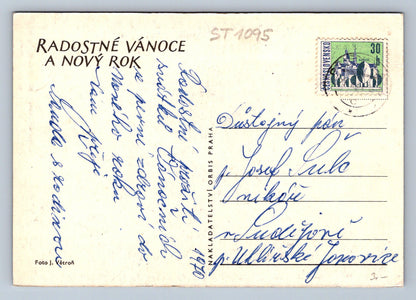 Pohlednice RADOSTNÉ VÁNOCE A NOVÝ ROK (ST1095)