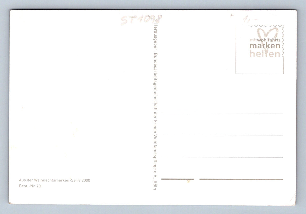 Pohlednice WEIHNACHTSMARKEN 2000 (ST1098)