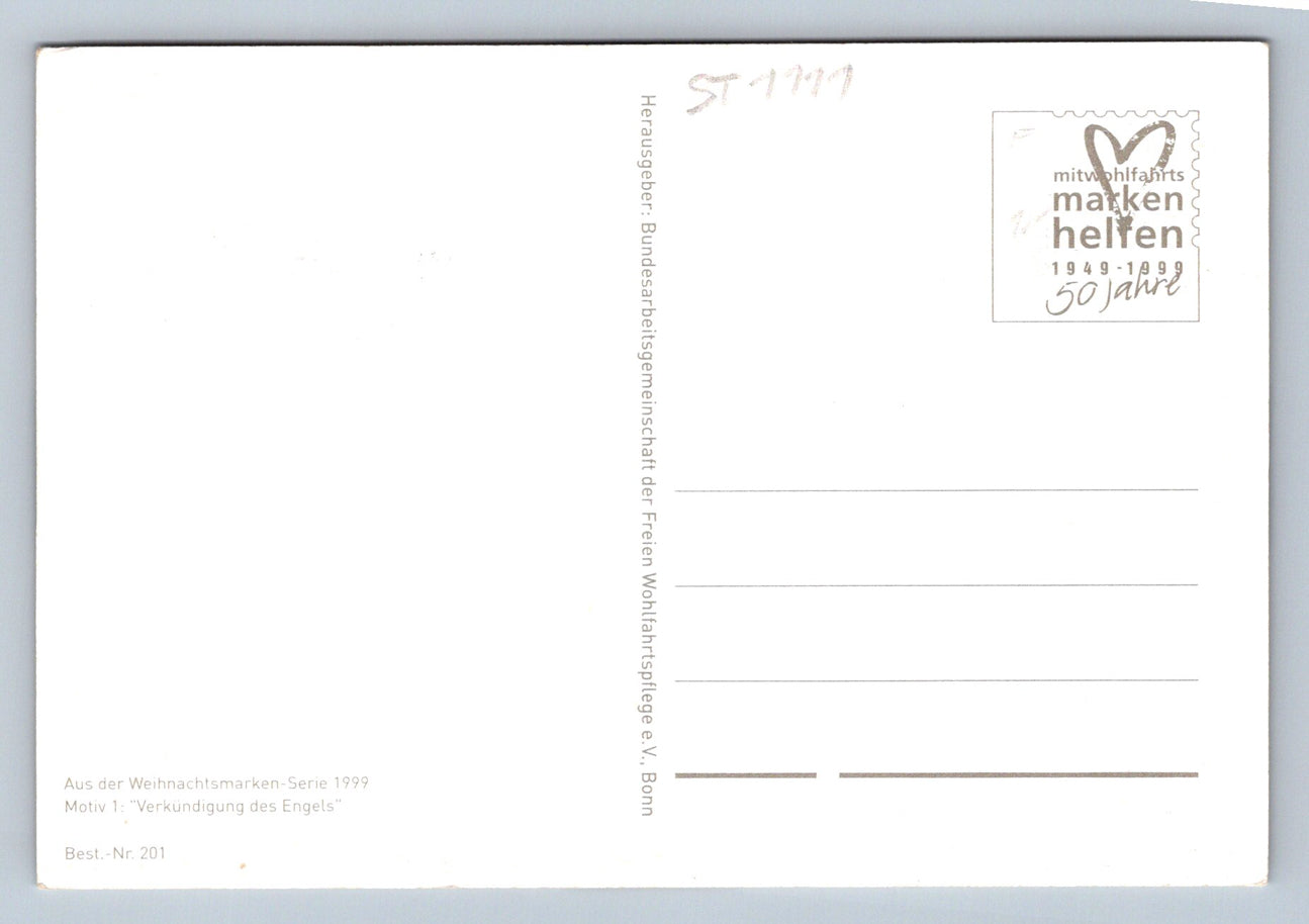 Pohlednice WEIHNACHTSMARKEN 1999 (ST1111)