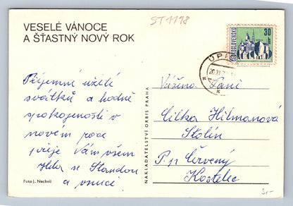 Pohlednice VESELÉ VÁNOCE A ŠŤASTNÝ NOVÝ ROK (ST1118)