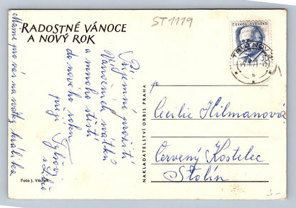 Pohlednice RADOSTNÉ VÁNOCE A NOVÝ ROK (ST1119)