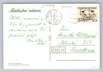Pohlednice RADOSTNÉ VÁNOCE (ST1124)