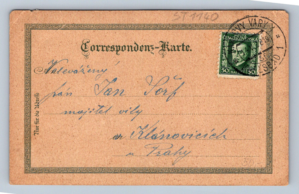 Pohlednice GRUSS AUS KARLSBAD - KARLOVY VARY (ST1140)