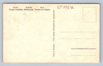 Pohlednice KUKS. - TERASSA HOSPITALU. (ST1157)