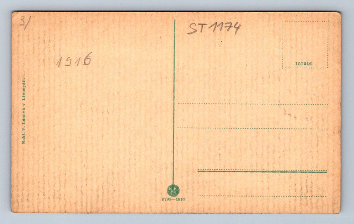 Pohlednice LITOMYŠL - SMETANŮV DŮM (ST1174)