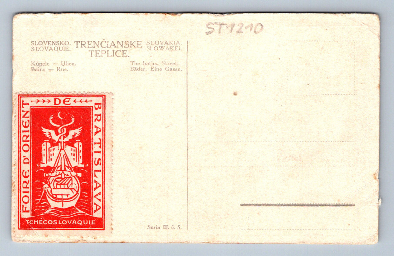 Pohlednice SLOVENSKO - TRENČIANSKÉ TEPLICE (ST1210)