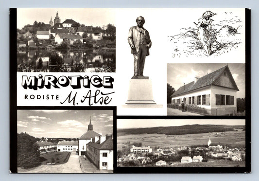 Pohlednice MIROTICE - RODIŠTĚ M. ALŠE (ST1426)