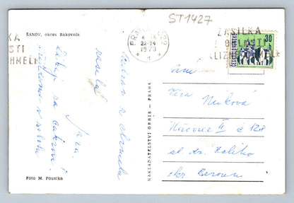 Pohlednice ŠANOV - OKRES RAKOVNÍK (ST1427)