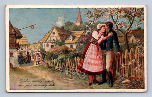 Pohlednice LÁSKU JSME SI PŘÍSAHALI SLOVO JSME SI NAVŽDY DALI (ST1513)