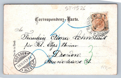 Pohlednice GRUSS AUS BUDWEIS (ST1526)