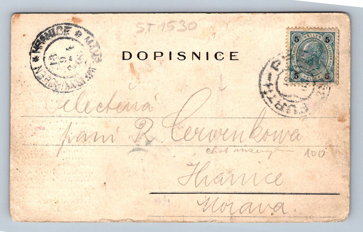 Pohlednice POZDRAV Z KARLOVA TÝNA (ST1530)