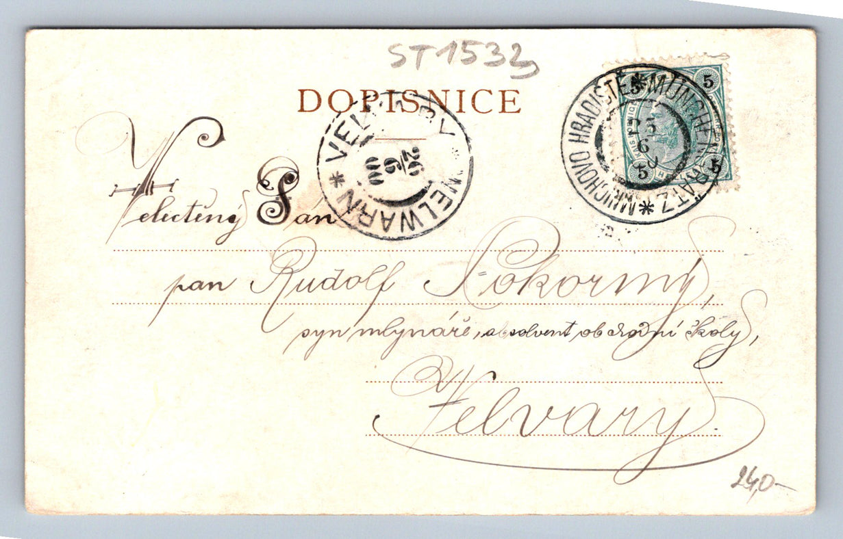 Pohlednice TURNOV - OHLED S VYŠINKY (ST1533)