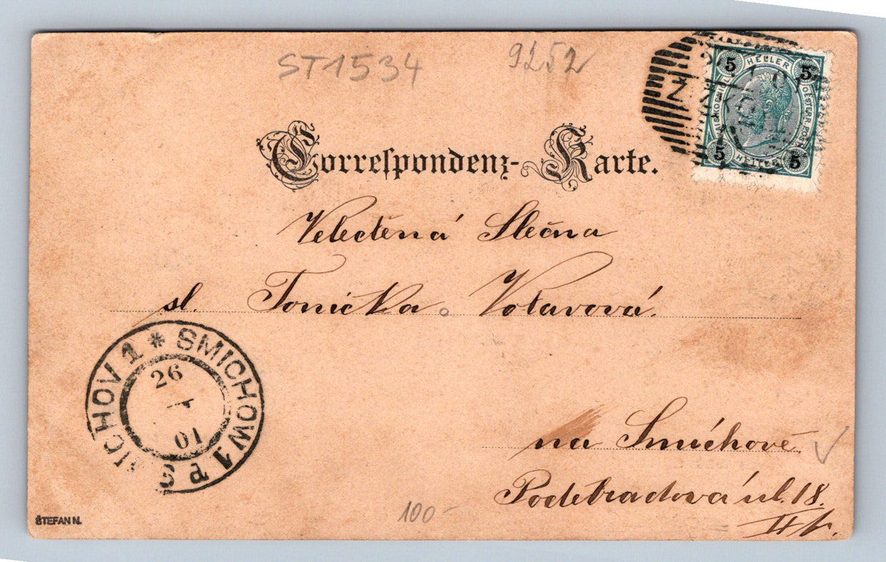 Pohlednice GRUSS AUS PRAG! (ST1534)