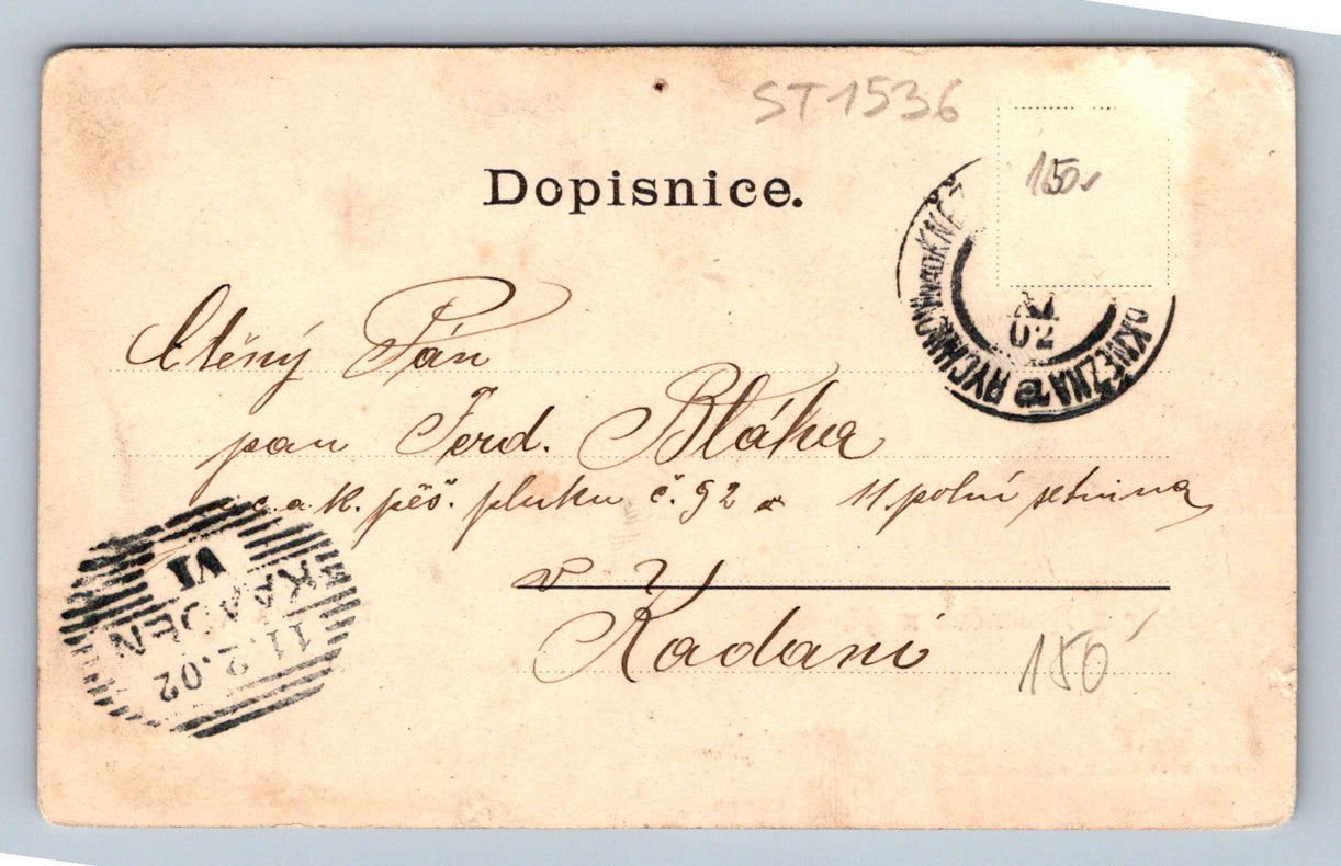 Pohlednice POZDRAV Z RYCHNOVA N. K (ST1536)