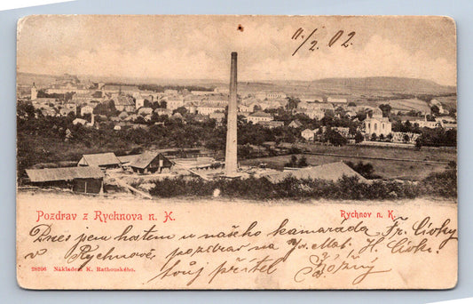 Pohlednice POZDRAV Z RYCHNOVA N. K (ST1536)