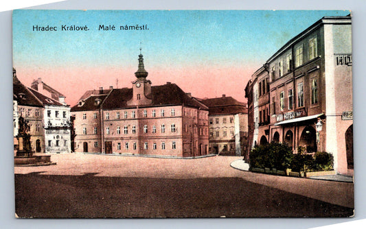 Pohlednice HRADEC KRÁLOVÉ - MALÉ NÁMĚSTÍ (ST1537)