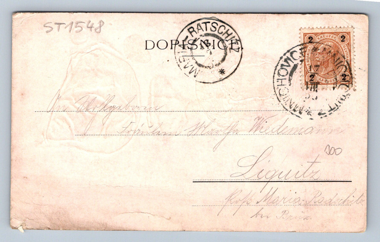 Pohlednice POZDRAV Z MNICHOVIC (ST1548)