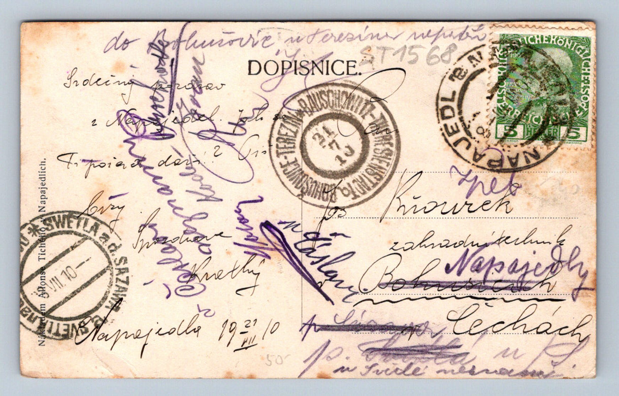 Pohlednice SÁZAVA - ZÁMECKÉ SCHODY (ST1568)