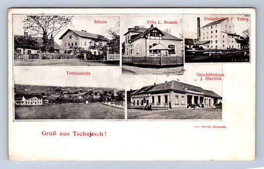 Pohlednice GRUSS AUS TSCHEJTSCH! KOLÁŽ (ST1576)