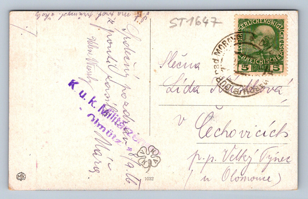 Pohlednice V. VLACH - U KAPLIČKY (ST1647)