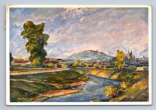 Pohlednice CAMILLO HAMPL - BRNO - ŠPILBERK (ST1679)