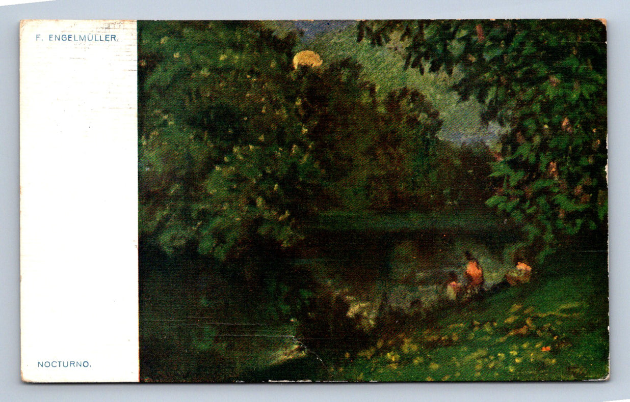 Pohlednice F. ENGELMÜLLER - NOCTURNO (ST1682)