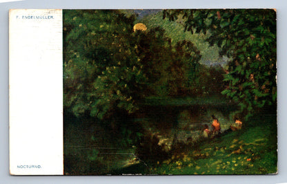 Pohlednice F. ENGELMÜLLER - NOCTURNO (ST1682)