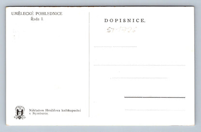 Pohlednice ÉMILE ANTOINE BOURDELLE - KOUPAJÍCÍ SE DÍVKA (ST1726)