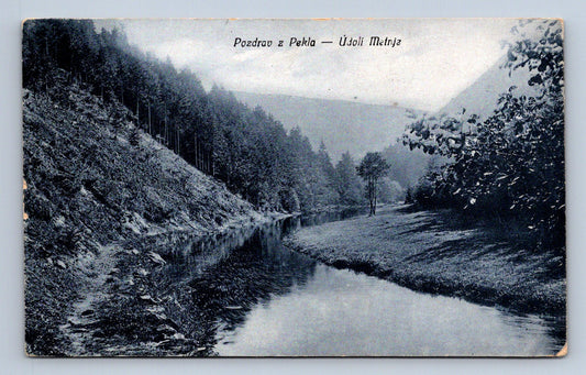 Pohlednice POZDRAV Z PEKLA - ÚDOLÍ METNJE (ST1753)