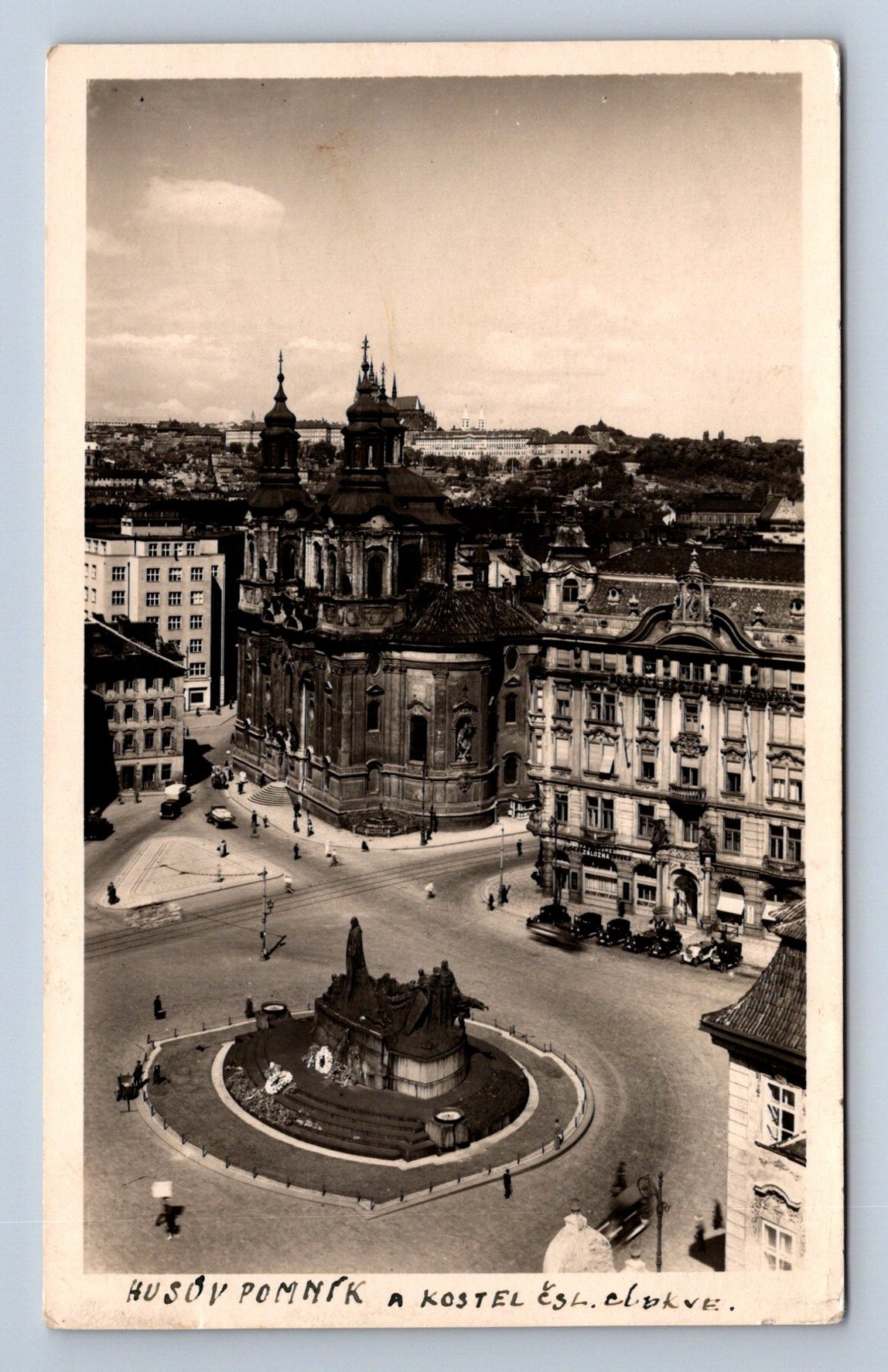 Pohlednice PRAHA - HUSŮV POMNÍK (ST1817)
