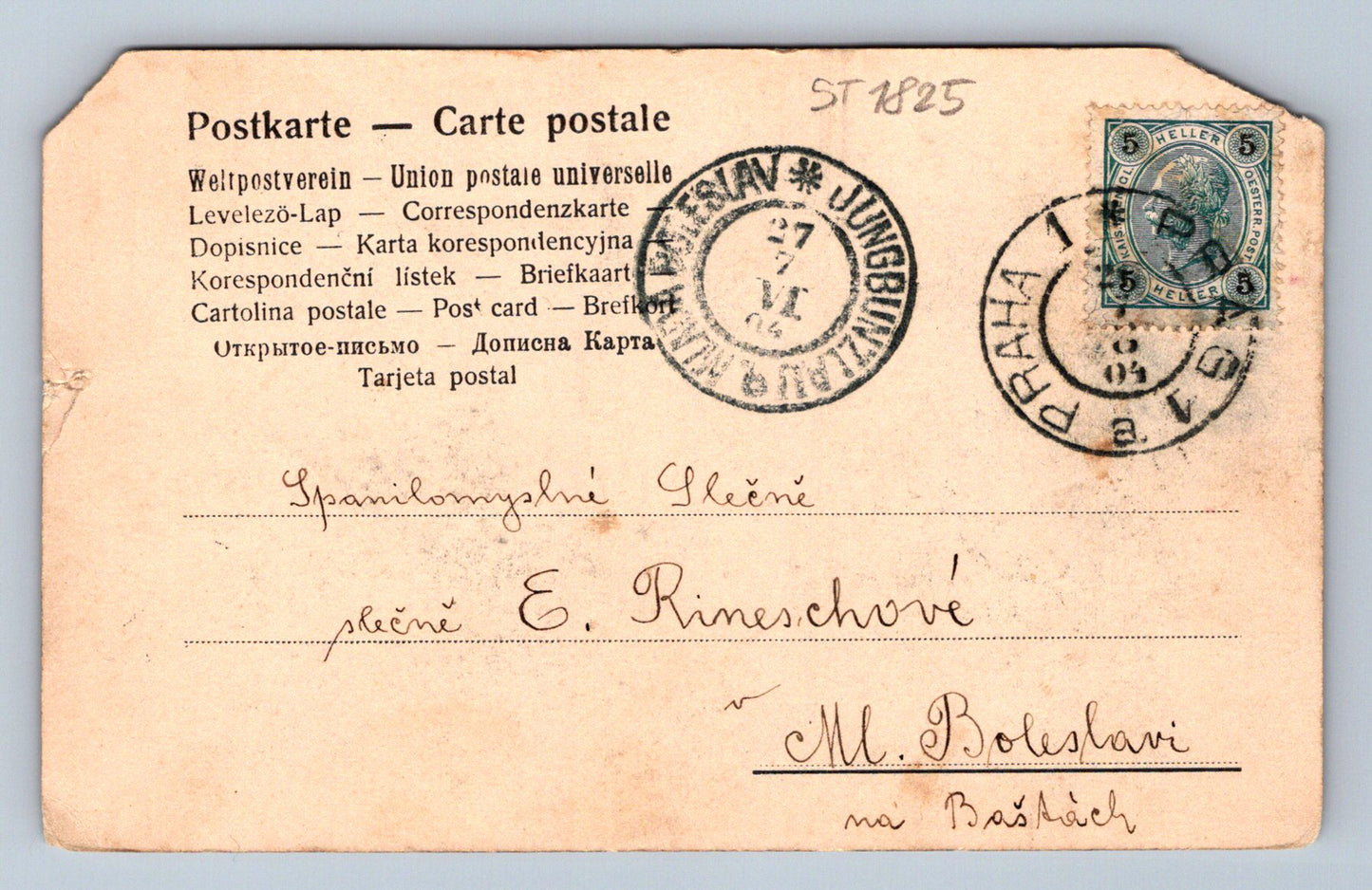Pohlednice PRAHA (ST1825)
