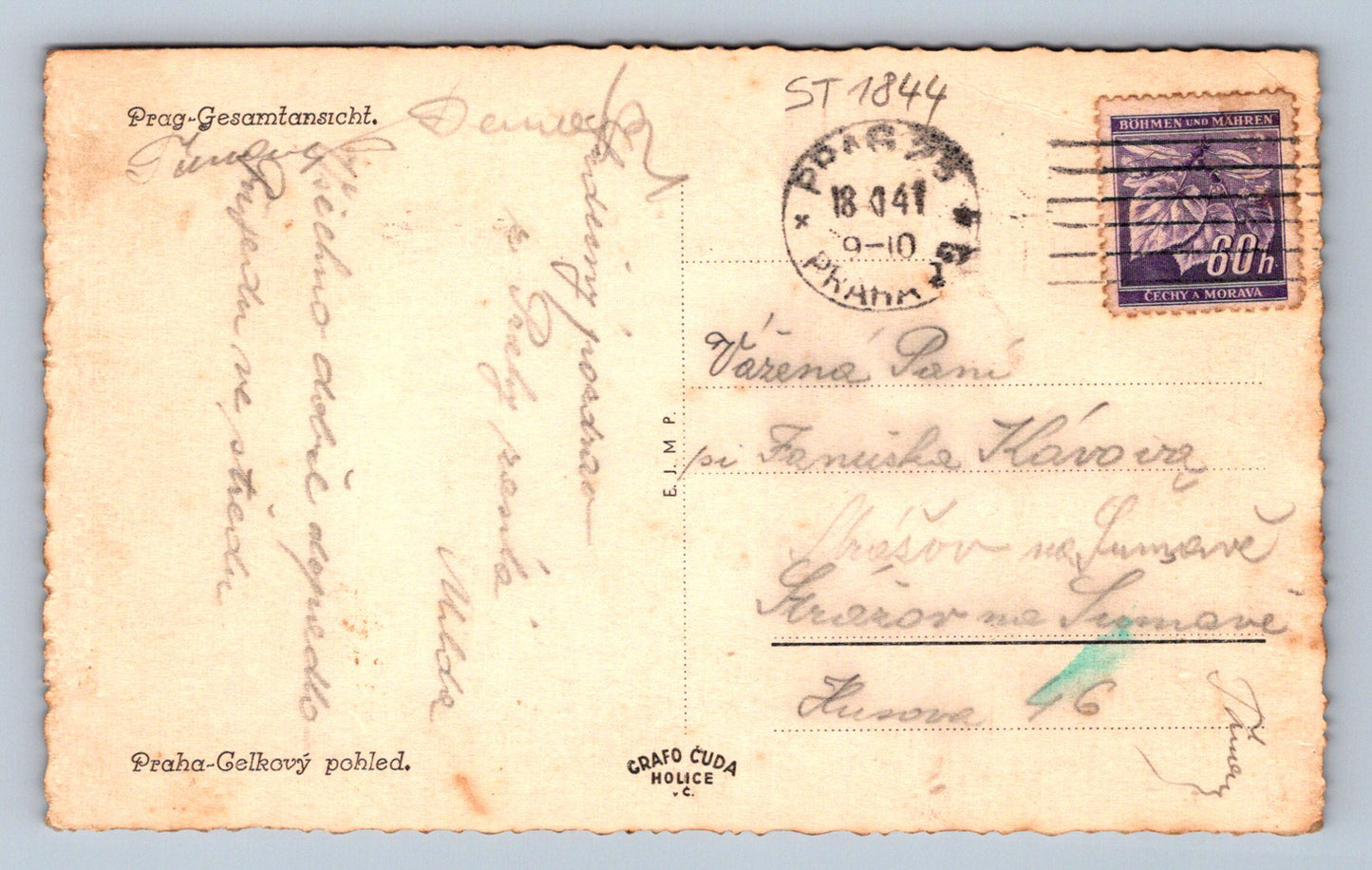 Pohlednice PRAHA (ST1844)
