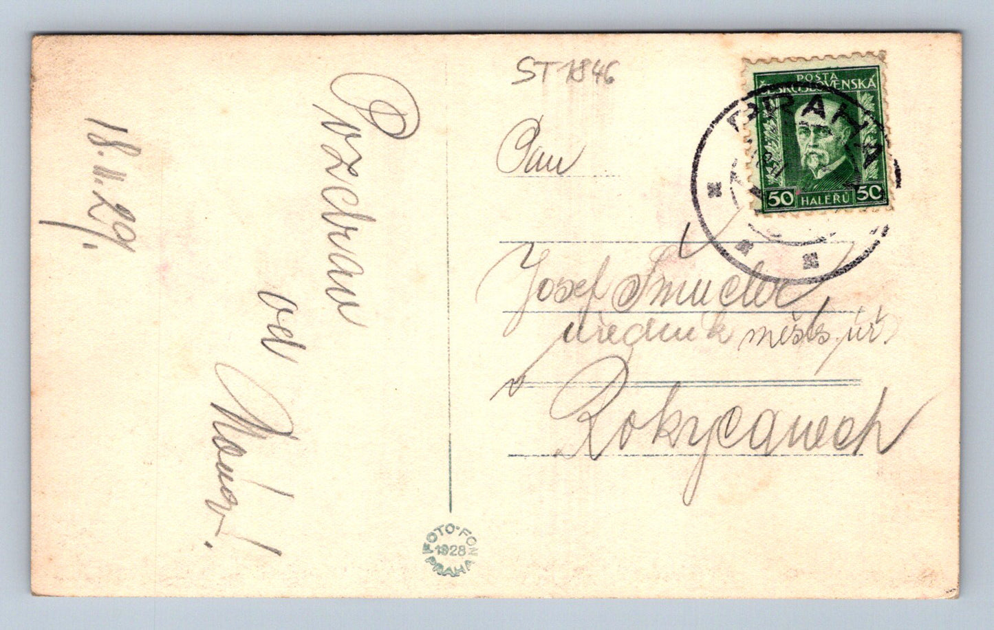Pohlednice PRAHA (ST1846)