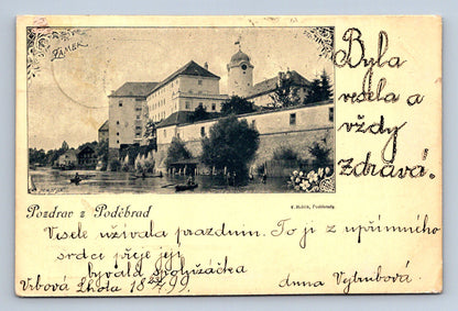 Pohlednice POZDRAV Z PODĚBRAD (ST1871)