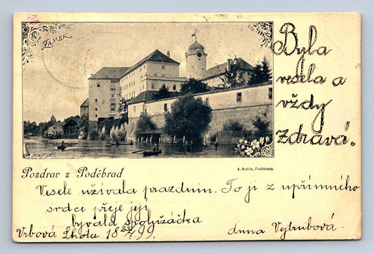 Pohlednice POZDRAV Z PODĚBRAD (ST1871)