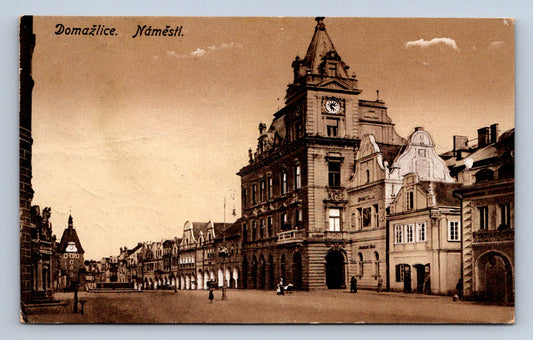 Pohlednice DOMAŽLICE - NÁMĚSTÍ (ST1880)