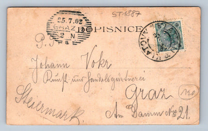Pohlednice POZDRAV Z KLATOV (ST1887)