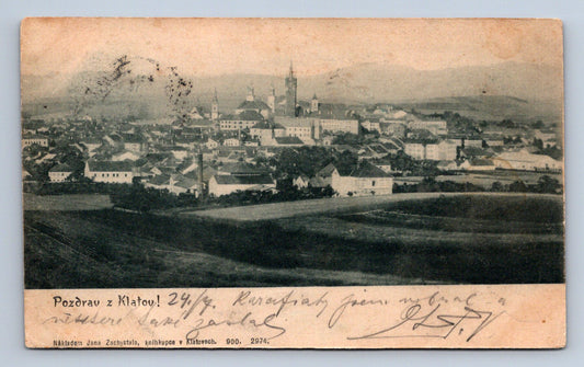 Pohlednice POZDRAV Z KLATOV (ST1887)