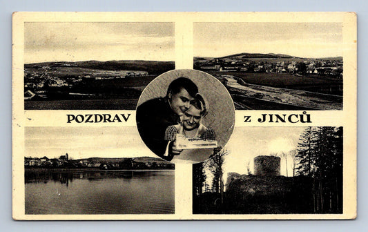 Pohlednice POZDRAV Z JINCŮ - KOLÁŽ (ST1888)
