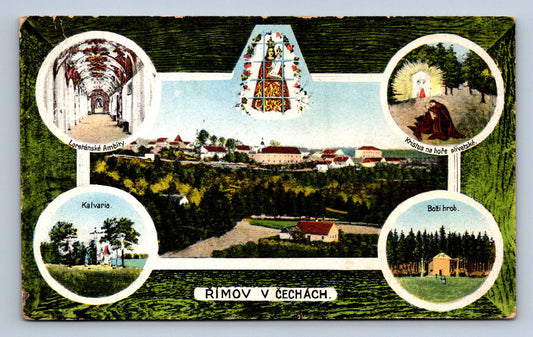 Pohlednice ŘÍMOV V ČECHÁCH - KOLÁŽ BAREVNÁ (ST1900)