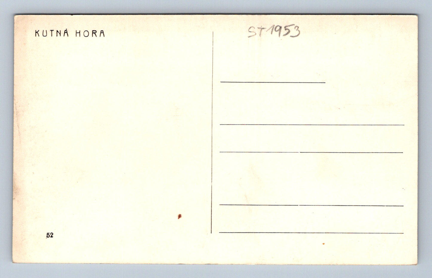 Pohlednice KUTNÁ HORA (ST1953)
