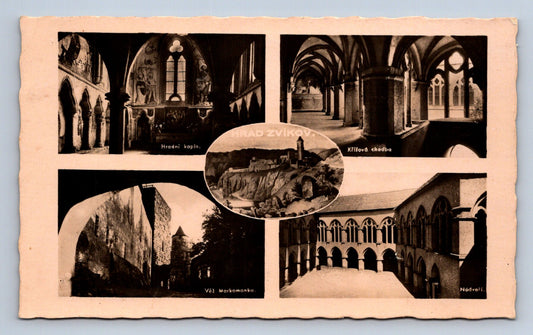Pohlednice HRAD ZVÍKOV - KOLÁŽ (ST1958)