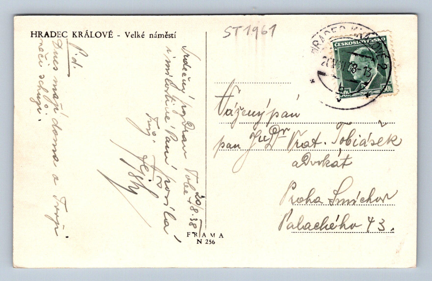 Pohlednice HRADEC KRÁLOVÉ (ST1961)