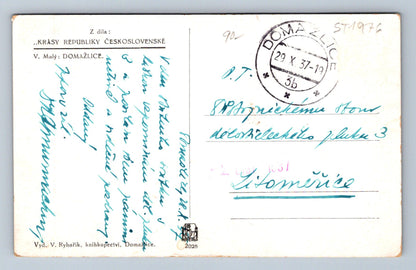 Pohlednice V. MALÝ: DOMAŽLICE (ST1976)