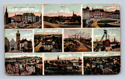 Pohlednice MORAVSKÁ OSTRAVA - BAREVNÁ KOLÁŽ (ST2044)