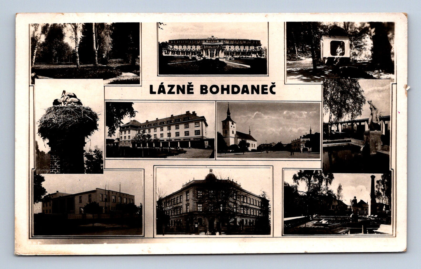 Pohlednice LÁZNĚ BOHDALEČ - KOLÁŽ (ST2092)