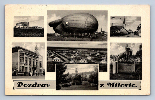 Pohlednice POZDRAV Z MILOVIC - KOLÁŽ (ST2110)
