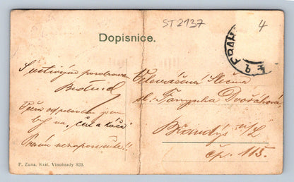 Pohlednice POZDRAV Z PRAHY (ST2137)