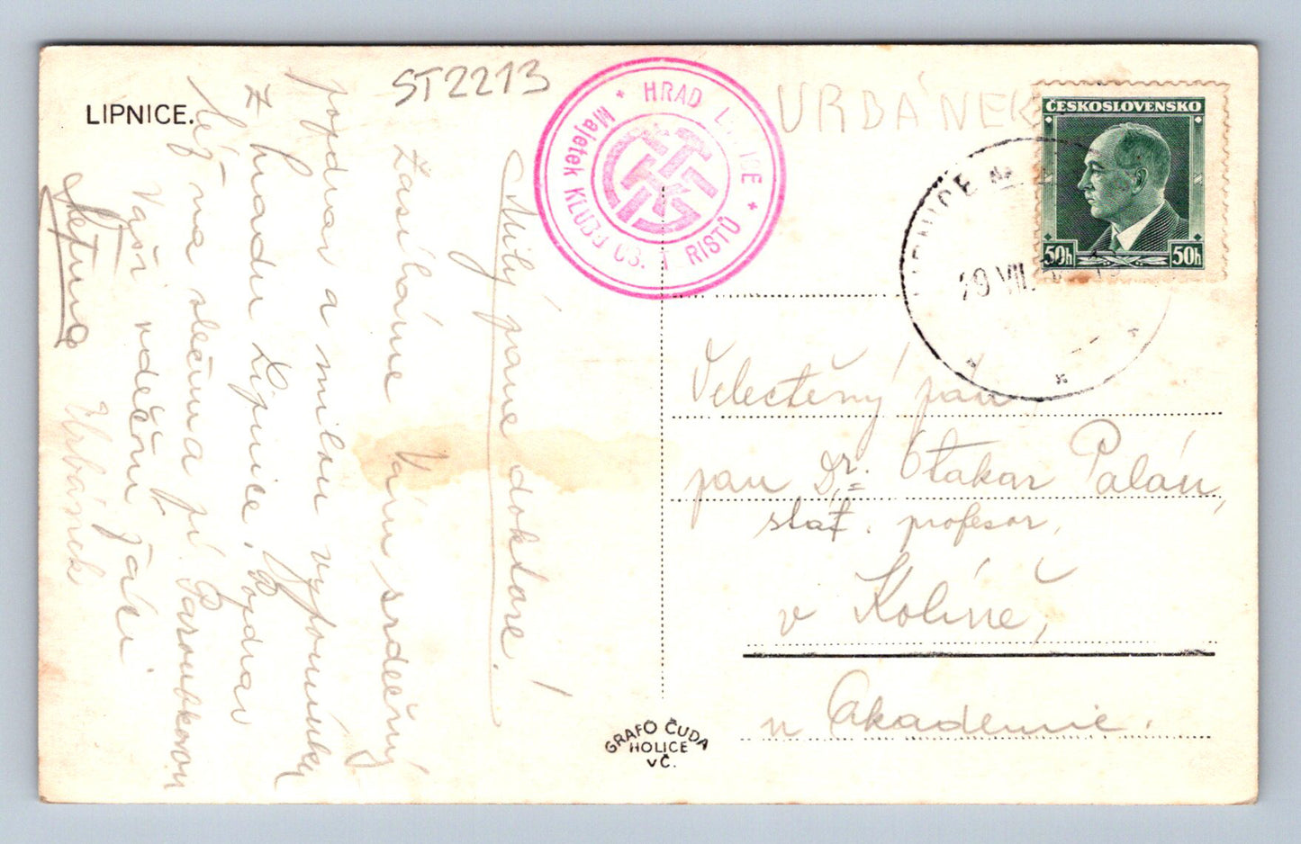 Pohlednice LIPNICE (ST2213)