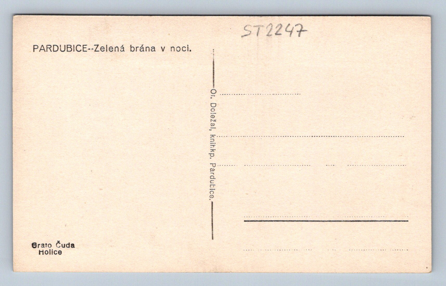 Pohlednice PARDUBICE (ST2247)